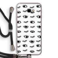Eye pattern #2: Samsung Galaxy J4 Plus Transparant Hoesje met koord
