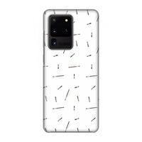 Hipster stripes: Volledig geprint Samsung Galaxy S20 Ultra Hoesje