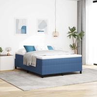Platform bedframe Blauw 140 x 200 cm Stof