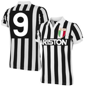 Juventus Retro Shirt 1984-1985 + Nummer 9