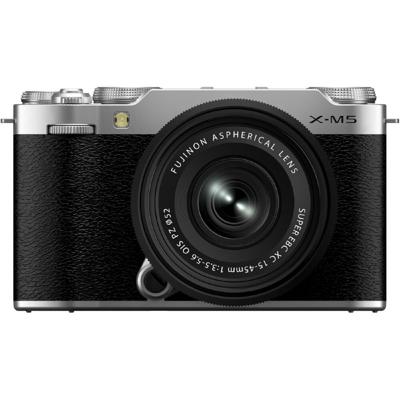 Fujifilm X-M5 zilver + XC 15-45mm