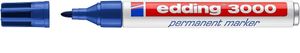 Edding E-3000 4-3000-4 Permanent marker Blauw, Groen, Rood, Zwart Watervast: Ja