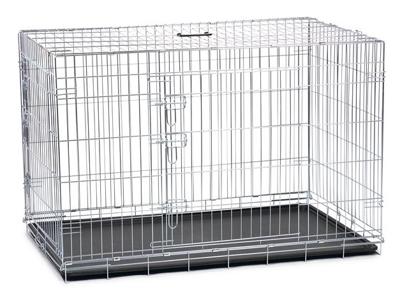 Beeztees Hondenbench 2-Deurs Verzinkt XXL 123x77,5x83,5 cm