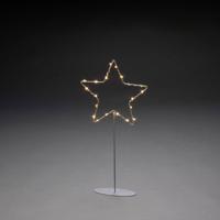 Konstsmide 1218-993 LED-kerstster Barnsteen LED Zilver (mat) Standaard, Schakelaar, Timer