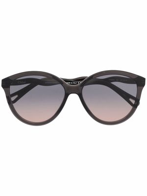 Chloé Eyewear lunettes de soleil à monture papillon - Gris