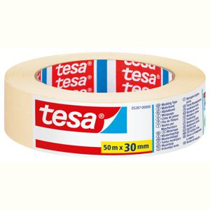 TESA 05287 50 m Afplaktape Geschikt voor gebruik binnen Papier Beige