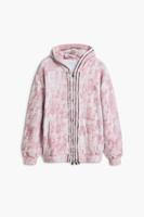 Sweatshirt met capuchon en rits studio - RED - L