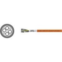 Helukabel TOPSERV® 119 Servokabel 4 G 1 mm² + 4 x 0.75 mm² Oranje 707290 50 m - thumbnail