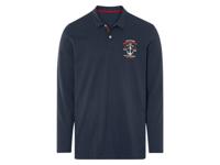 LIVERGY Heren poloshirt (Marineblauw, L)