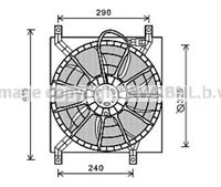 Ava Cooling Ventilatormotor-/wiel motorkoeling FT7580 - thumbnail