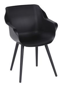 Hartman Tuinstoel 'Sophie Studio' met armleuning, kleur Zwart