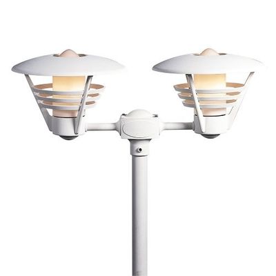 Lantaarnpaal Gemini 2 Draco wit 501-250 + 579-250