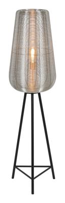 Light & Living Vloerlamp 'Adeta', nikkel, 135cm hoog