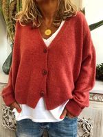 Women Casual Top Tunic Sweater Cardigan