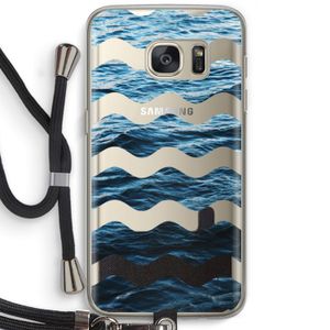 Oceaan: Samsung Galaxy S7 Transparant Hoesje met koord