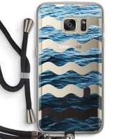 Oceaan: Samsung Galaxy S7 Transparant Hoesje met koord