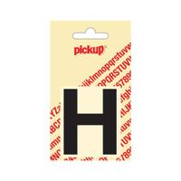 Deco letter h helvetica zwart 60 mm Pickup - Pickup