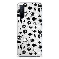 Silicone Back Case OnePlus Nord CE 5G Silver Punk