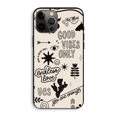 Good vibes: iPhone 12 Pro Max Biologisch afbreekbaar hoesje