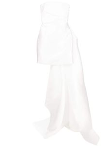 Solace London robe courte The Meyer à design drapé - Blanc