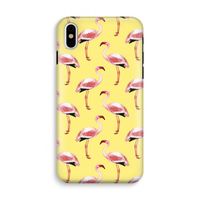 Flamingo's geel: iPhone XS Tough Case