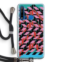 Skew Blush 2: Huawei P20 Lite (2019) Transparant Hoesje met koord