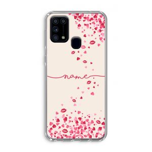 Hartjes en kusjes: Samsung Galaxy M31 Transparant Hoesje