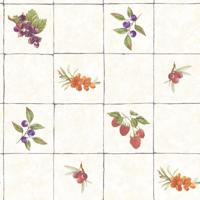 Galerie Just Kitchens Behang met tegels en fruit - G45418