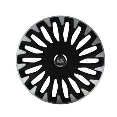 Wieldop OMP OMPS07021612 Zilverkleurig Zwart 16"