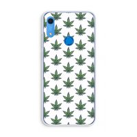 Weed: Huawei Y6s Transparant Hoesje