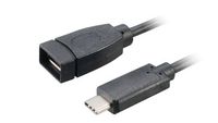 Akasa 15 cm USB 3.1 A/C USB-kabel 0,15 m USB 3.2 Gen 2 (3.1 Gen 2) USB A USB C Zwart - thumbnail