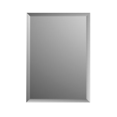 Spiegel Charleston Plieger Rechthoekig 4mm Met Facetrand 60x45cm Zilver