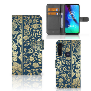 Motorola Moto G Pro Hoesje Beige Flowers