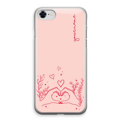 Love is in the air: iPhone 8 Transparant Hoesje