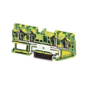 Phoenix Contact 3031461 Doorgangsserieklem 6.2 mm Spanveer Groen, Geel 50 stuk(s)