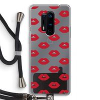 Lips: OnePlus 8 Pro Transparant Hoesje met koord Lips: OnePlus 8 Pro Transparant Hoesje met koord