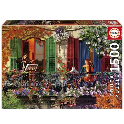 Puzzel - EDUCA - Serenade - 1500 stukjes - 85 x 60 cm - Voor volwassenen - Thema Schilderijen