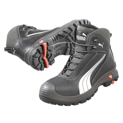 Puma werkschoenen - 63021 - S3 kruipneus hoog - zwart - maat 44