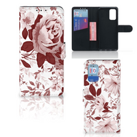 Hoesje Samsung Galaxy A32 4G Watercolor Flowers - thumbnail