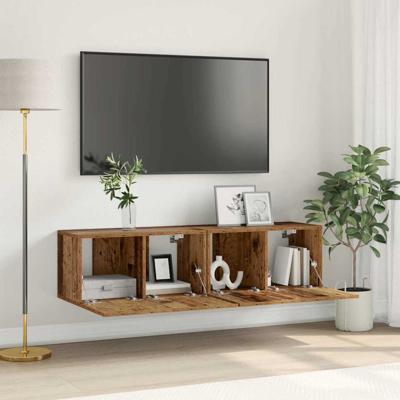 TV Meubel Set Oud Hout Massief Gerecycled Hout Middelgroot