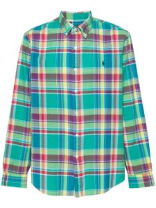 Polo Ralph Lauren Polo Pony checked cotton shirt - Vert