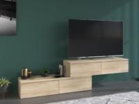 Tv-meubel LALIGA 4 lades 236 cm krönberg eik