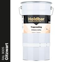 Holdbar Trapcoating Gitzwart (RAL 9005) 5 kg