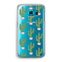 Cactus Lover: Samsung Galaxy S6 Transparant Hoesje