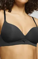 BH zonder beugel met vulling - Everyday - Comfort T-shirt Bh die niet doorschijnt - Zwart - Huidskleur - Wit