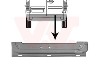 Achterportier VAN WEZEL, Inbouwplaats: Rechts onder, u.a. für Mercedes-Benz, VW