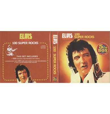 Elvis Presley - 100 Super Rocks (Australische Editie) (Box Set) 5CD