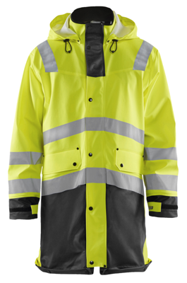 Blåkläder Regenjas High-Vis LEVEL 3 43262005 | High-Vis Geel/Zwart | Maat S - 7330509570210