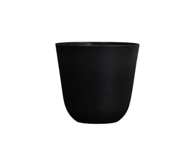 Pot Palermo zwart D27 H25 cm - Ts