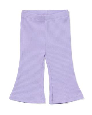 HEMA Babylegging Flared Fit Rib Paars (paars)